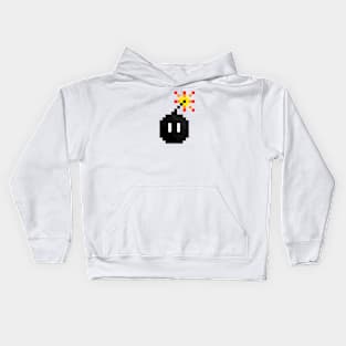 8 Bit Little Bomb Pixel Art Kids Hoodie